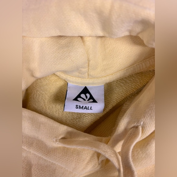 Wasted Collective Oversized Yellow Sweatshirt Hoodie Size Small NWT. - Picture 6 of 7
